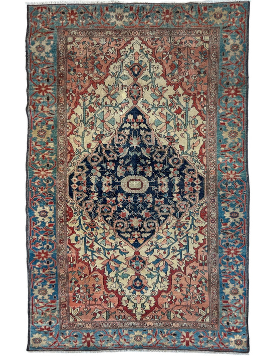 Persian Farahan 3'9"x6'9" Area Rug