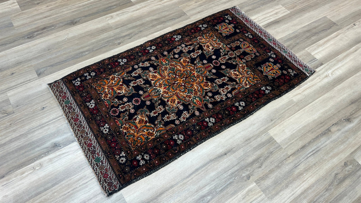 Persian Baluch 3'x5'3" Area Rug