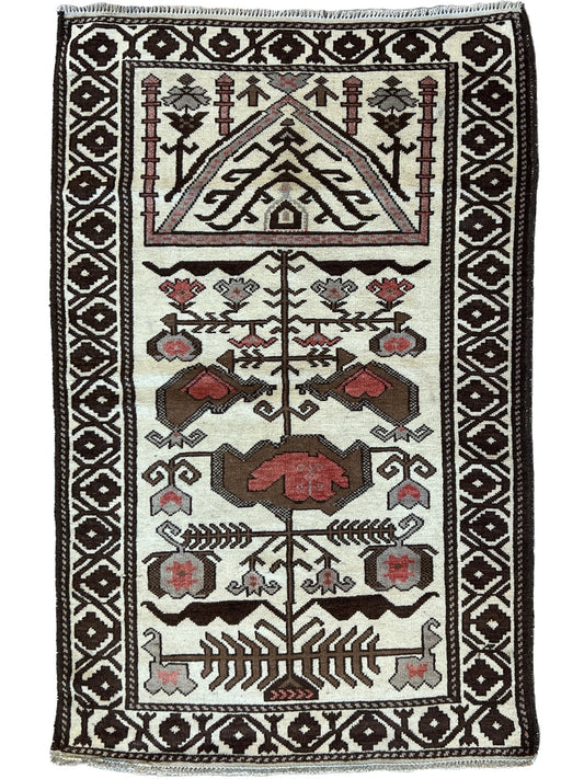 Persian Baluch 2'7"x4'2" Area Rug