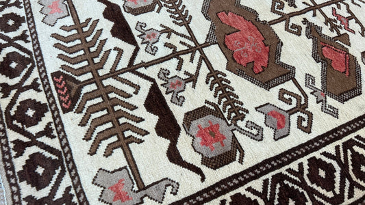 Persian Baluch 2'7"x4'2" Area Rug