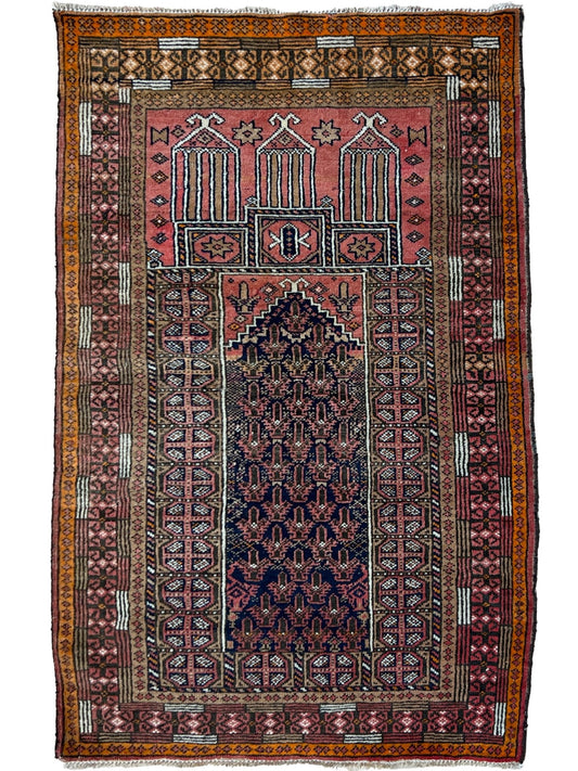 Persian Baluch 2'8"x4'3" Area Rug