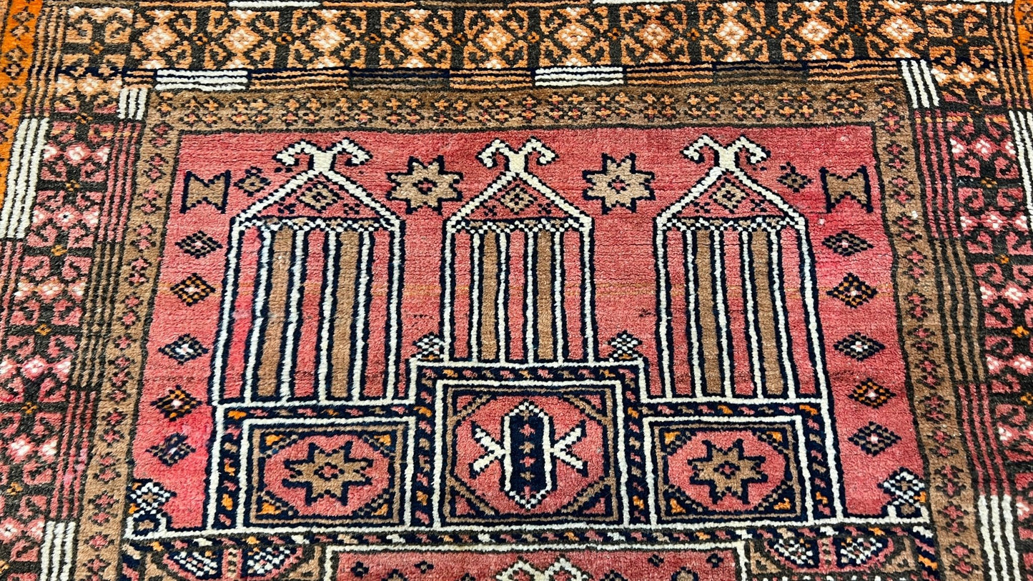 Persian Baluch 2'8"x4'3" Area Rug