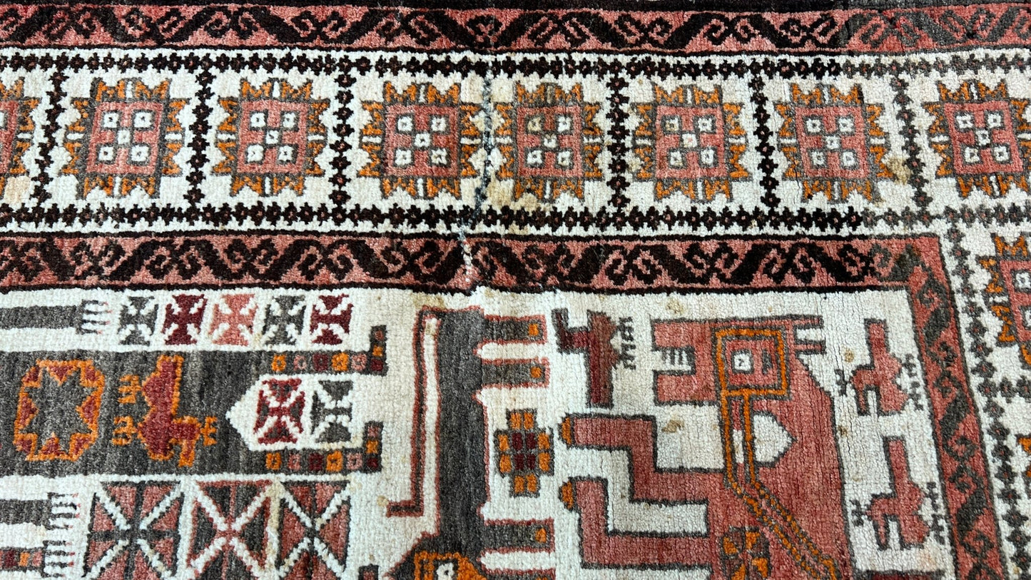 Persian Baluch 3'x5'5" Area Rug