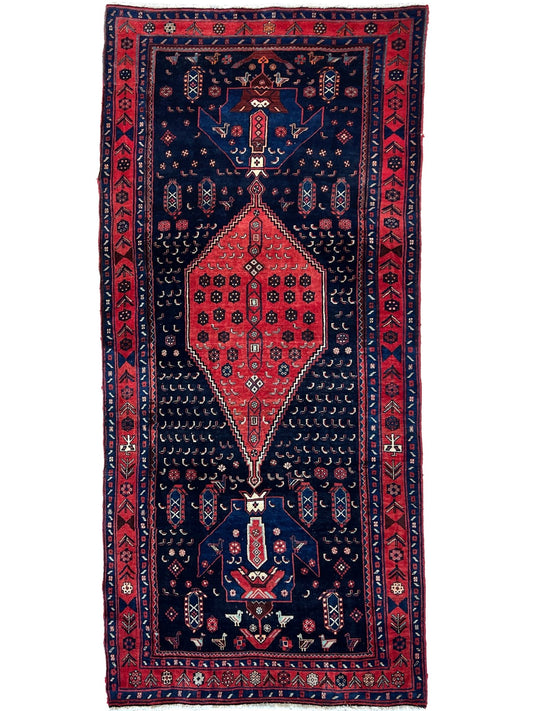 Persian Lori Runner 5'1"x10'10" Area Rug