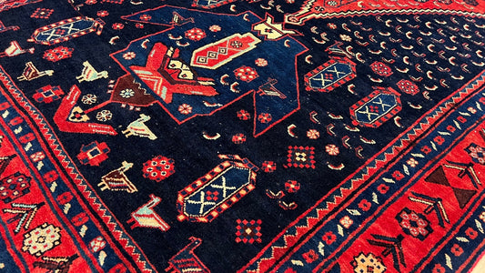 Persian Lori Runner 5'1"x10'10" Area Rug