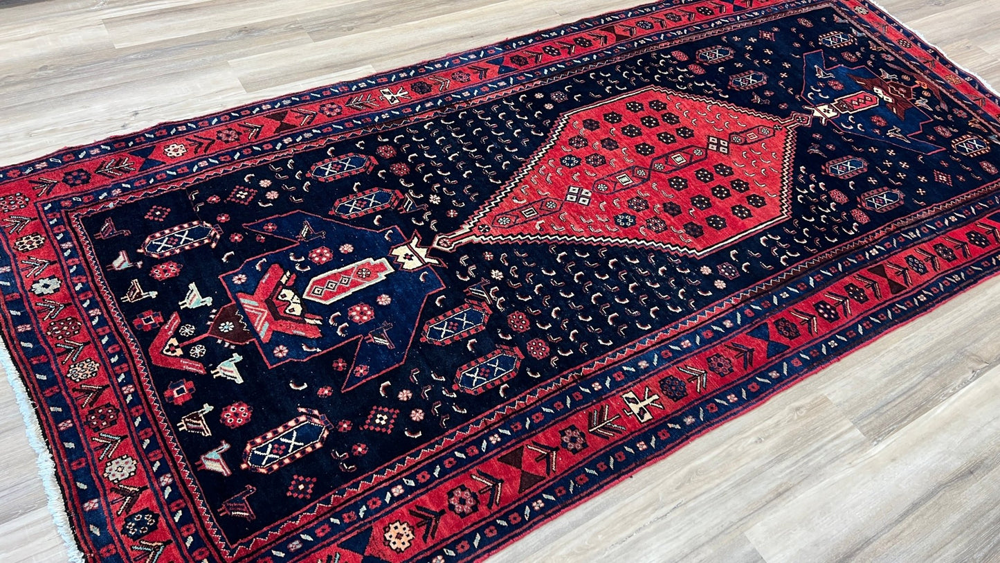 Persian Lori Runner 5'1"x10'10" Area Rug