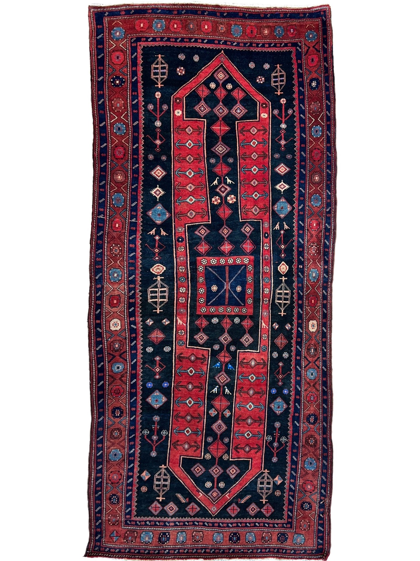 Persian Lori Runner 4'5"x9'4" Area Rug