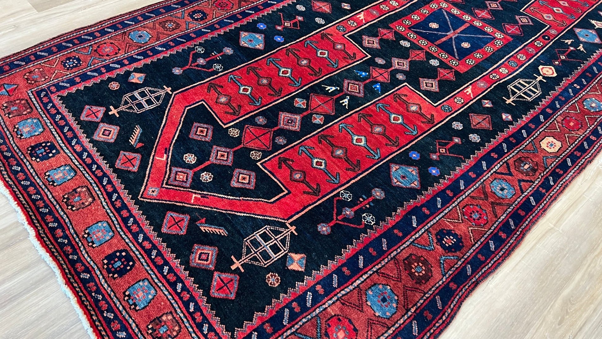 Persian Lori Runner 4'5"x9'4" Area Rug