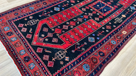Persian Lori Runner 4'5"x9'4" Area Rug