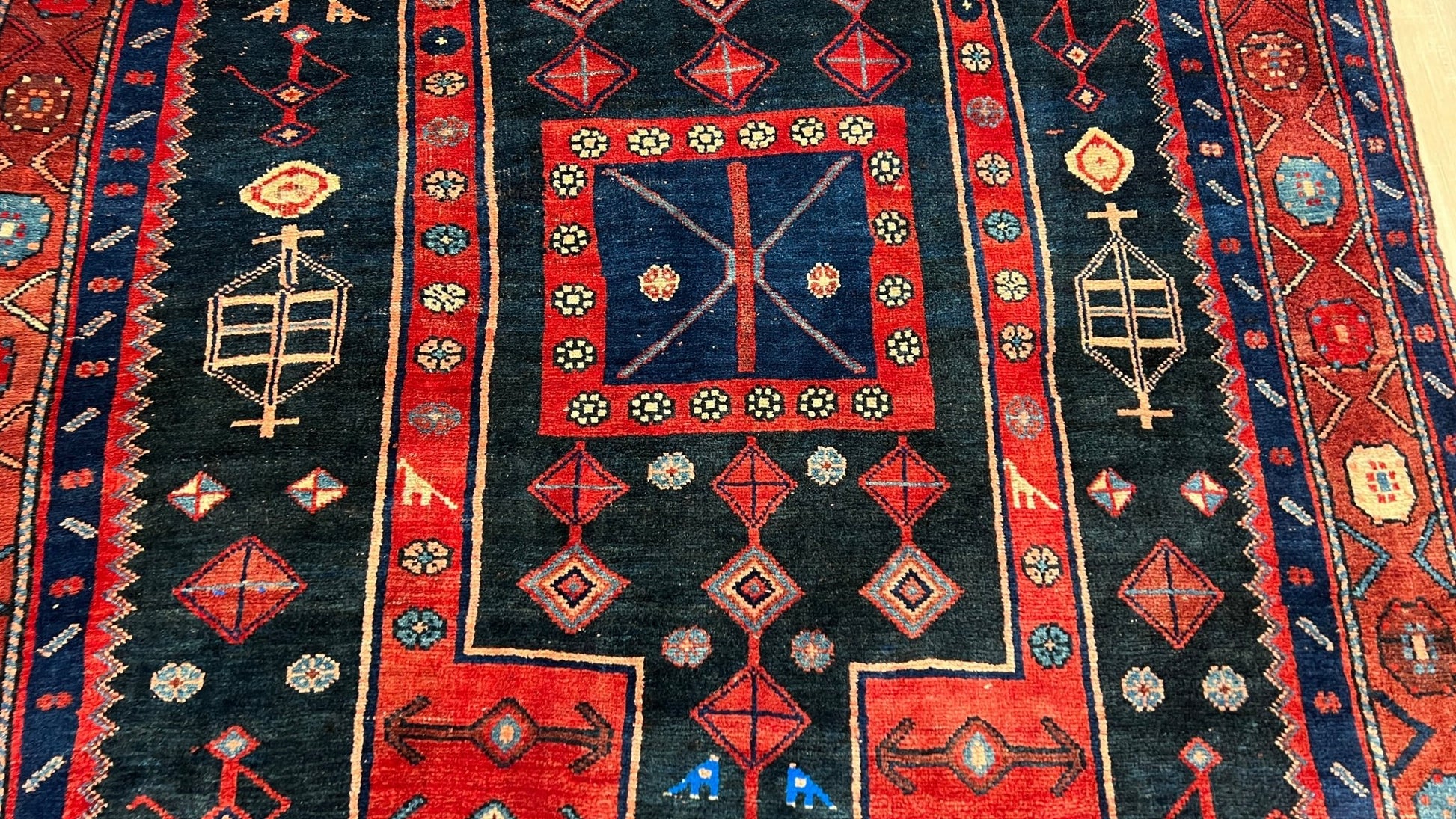 Persian Lori Runner 4'5"x9'4" Area Rug