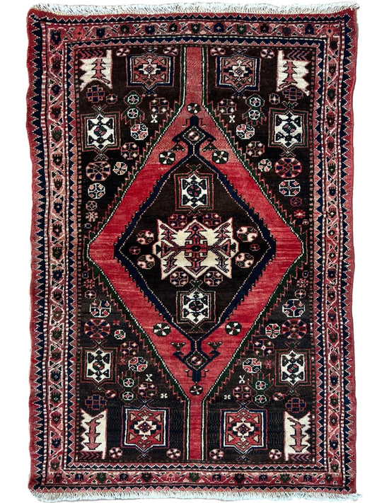 Persian Shah Savan 3'5"x5" Area Rug