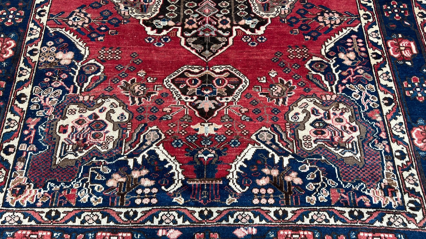 Persian Baktiari 6'10"x9'11" Area Rug