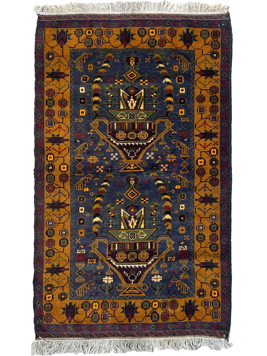 Tribal Baluch 2'11"x4'11" Area Rug
