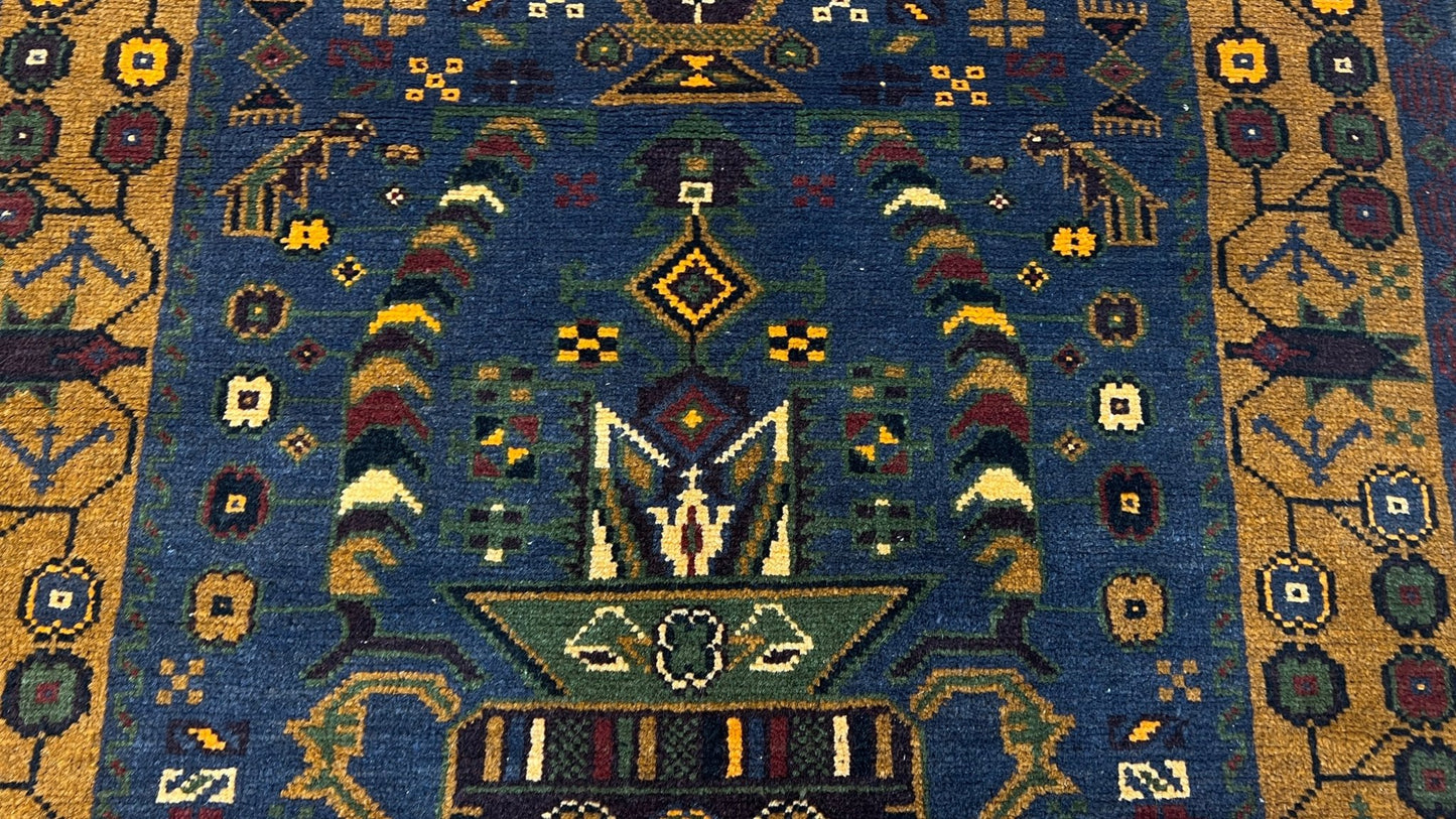 Tribal Baluch 2'11"x4'11" Area Rug