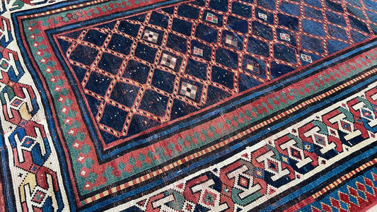 Caucasian Kuba 4'x7'8" Area Rug