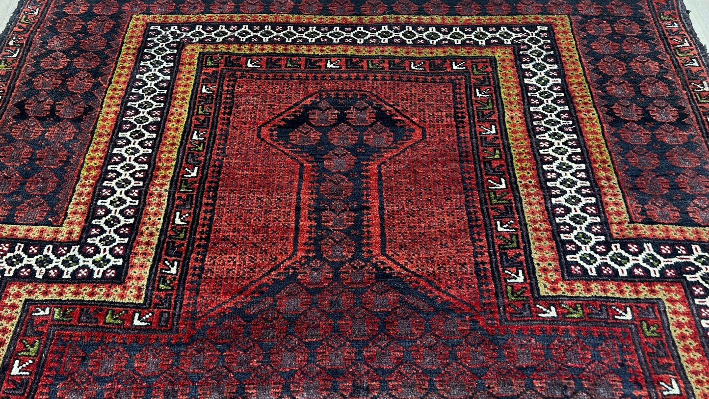 Tribal Baluch 3'1"x4'9" Area Rug
