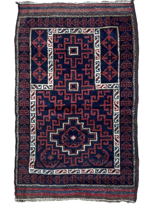 Tribal Baluch 2'6"x4' Area Rug