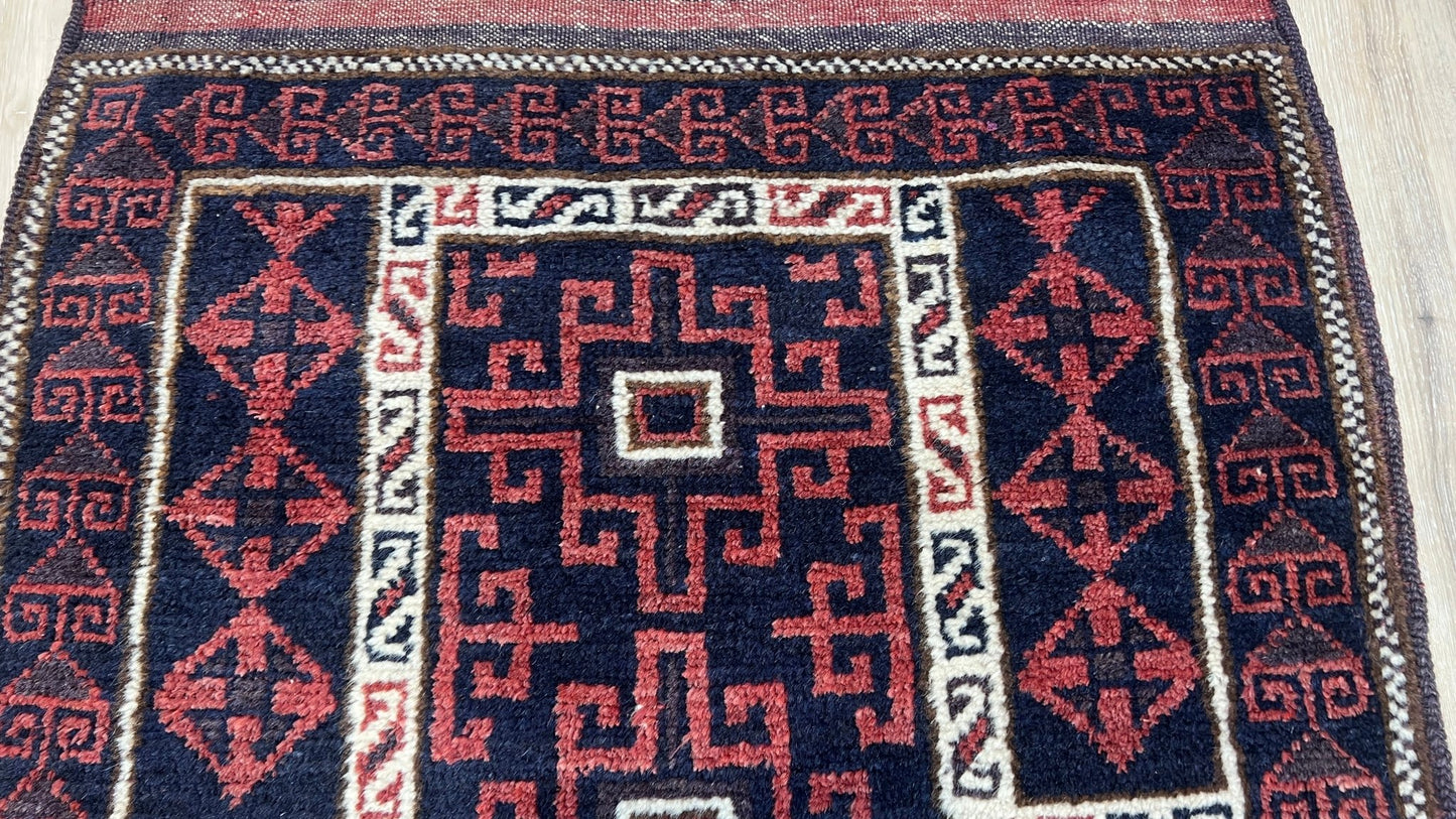 Tribal Baluch 2'6"x4' Area Rug
