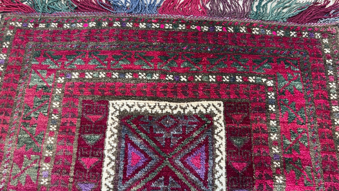 Tribal Baluch 2'9"x4' Area Rug