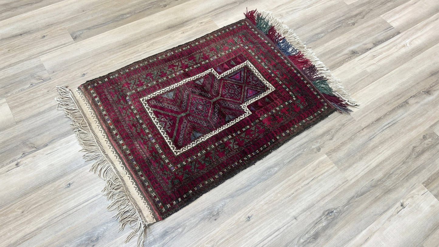 Tribal Baluch 2'9"x4' Area Rug