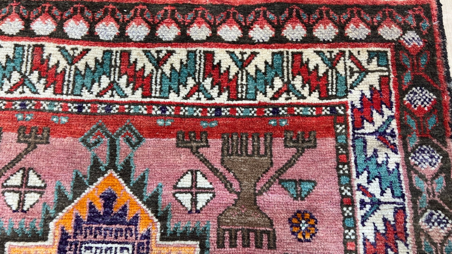Tribal Baluch 3'3"x5' Area Rug