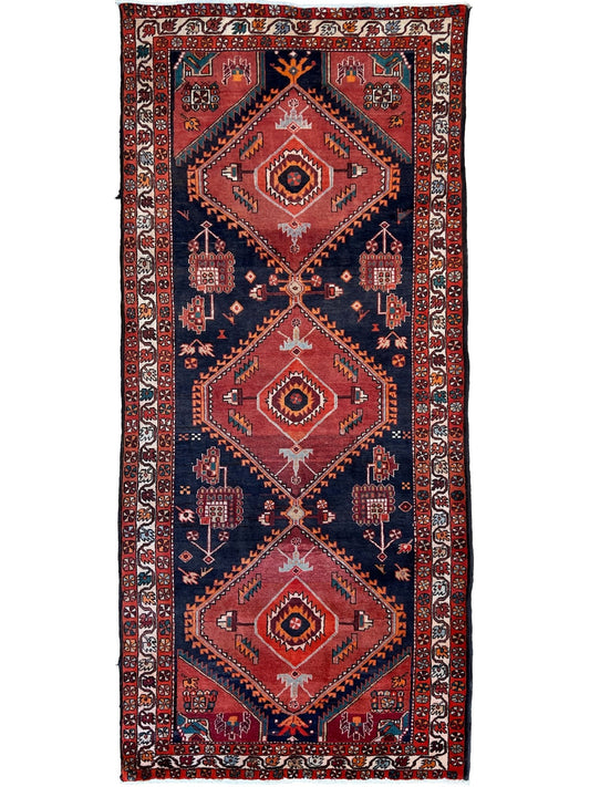 Persian Lori Runner 5'2"x11'4" Area Rug