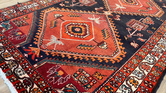 Persian Lori Runner 5'2"x11'4" Area Rug