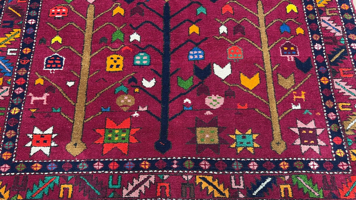 Caucasian Dagistan 4'4''x7'2" Area Rug