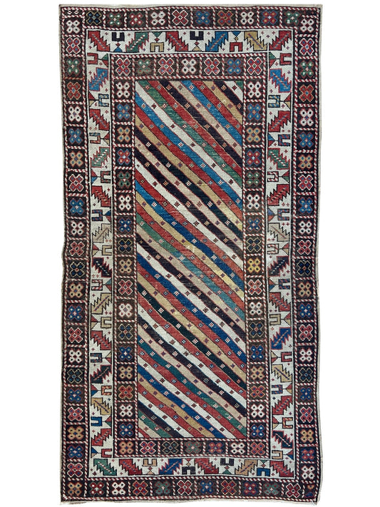 Caucasian Gendge 3'5"x5'11" Area Rug