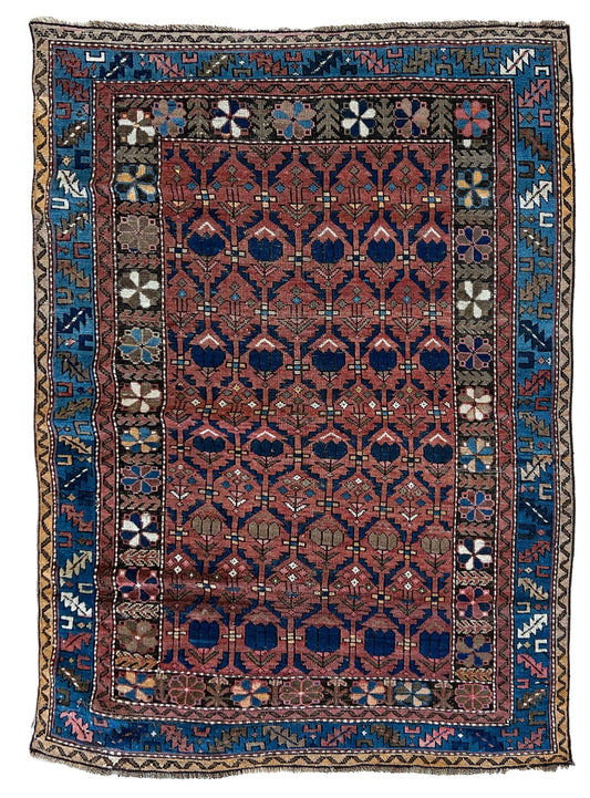 Caucasian Dagestan 3'10"x5'3" Area Rug