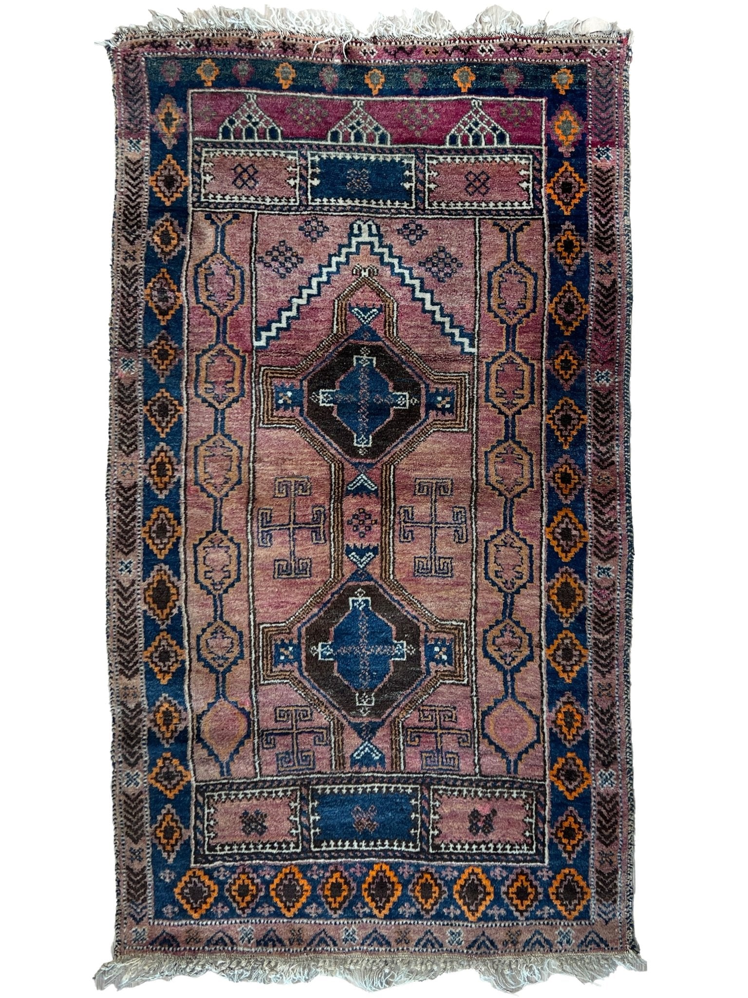 Tribal Baluch 2'3"x4' Area Rug