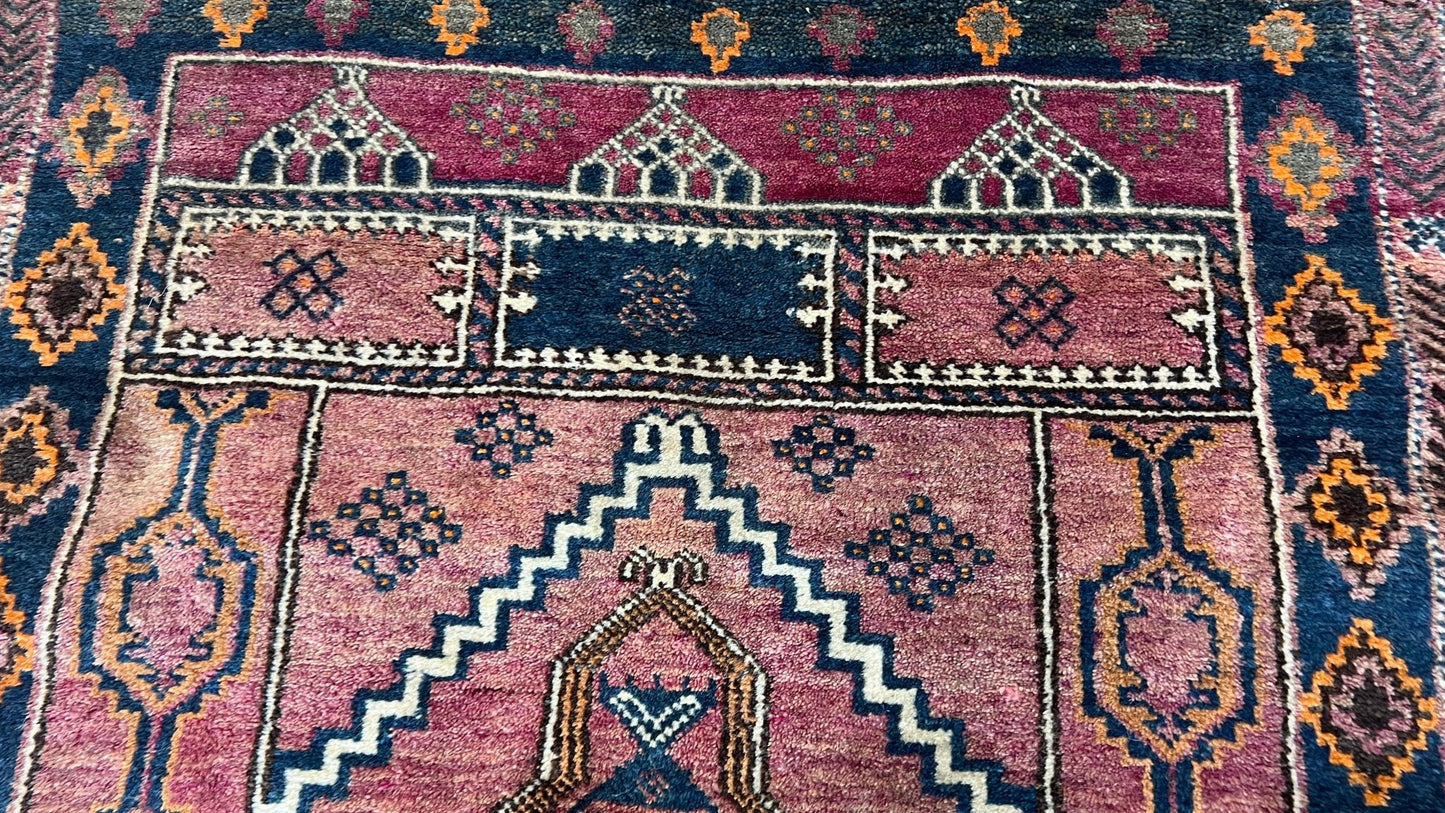 Tribal Baluch 2'3"x4' Area Rug