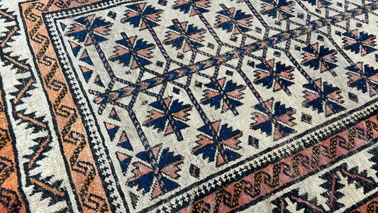 Tribal Baluch 2'11"x4'11" Area Rug