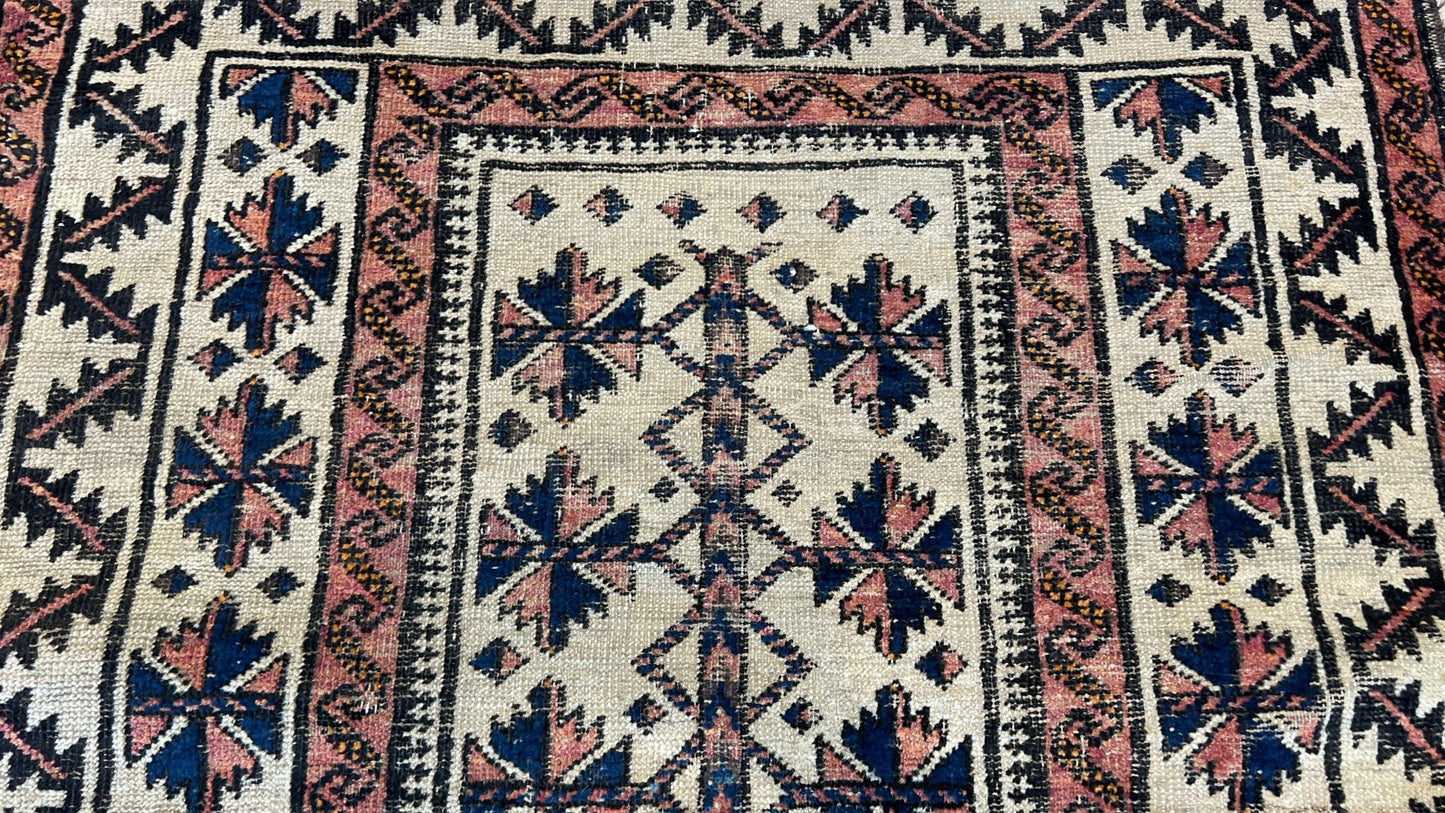Tribal Baluch 2'11"x4'11" Area Rug