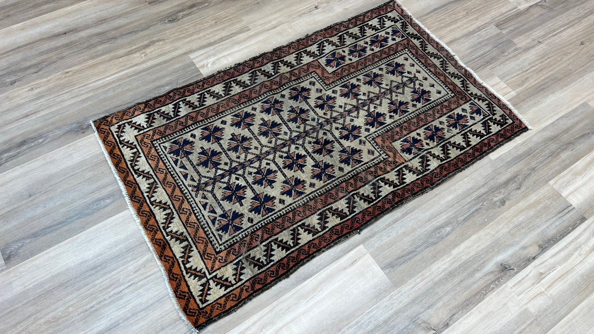 Tribal Baluch 2'11"x4'11" Area Rug