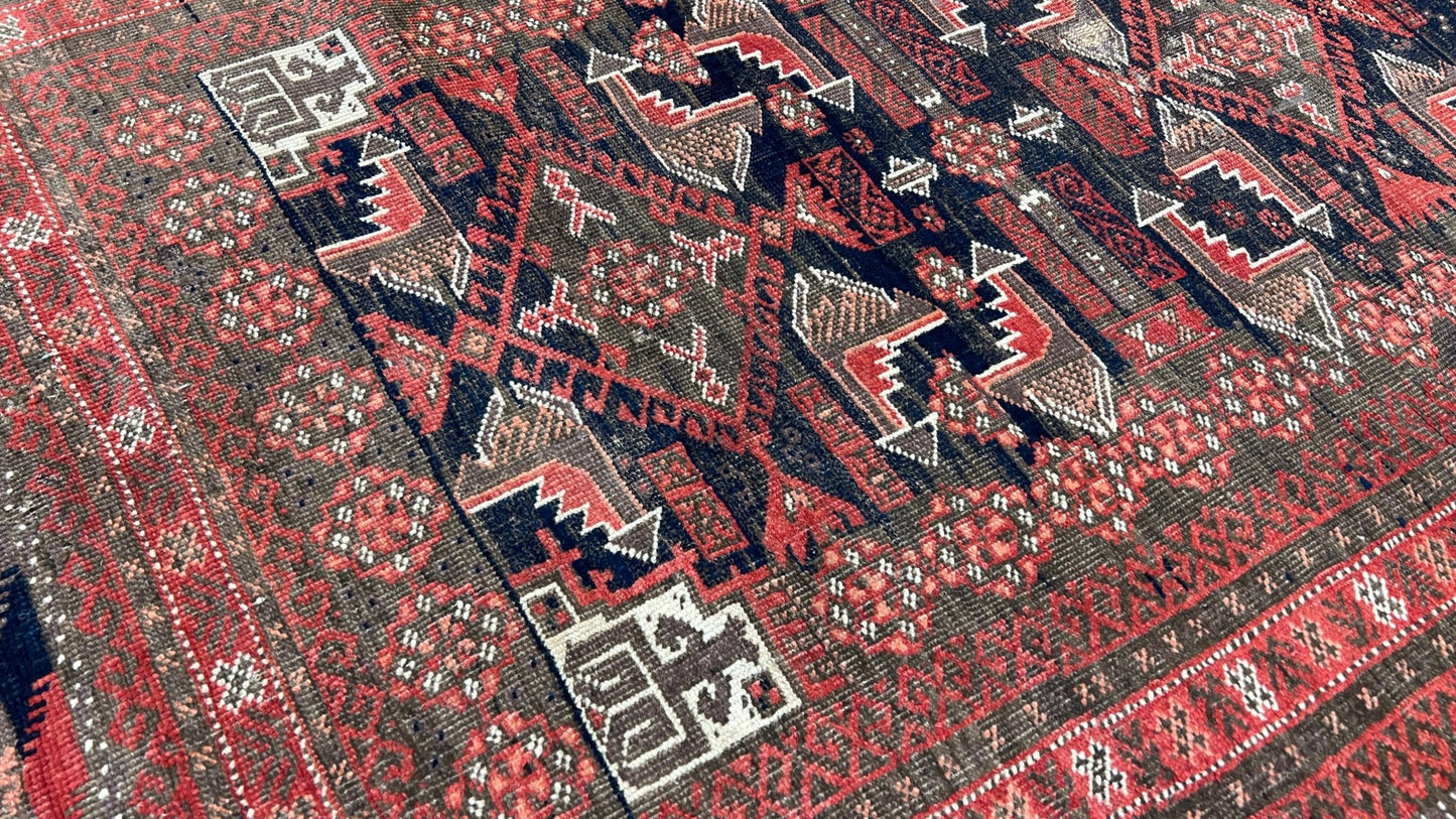Tribal Baluch 2'9"x4'11" Area Rug