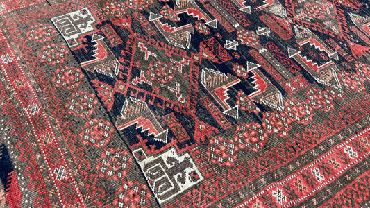 Tribal Baluch 2'9"x4'11" Area Rug