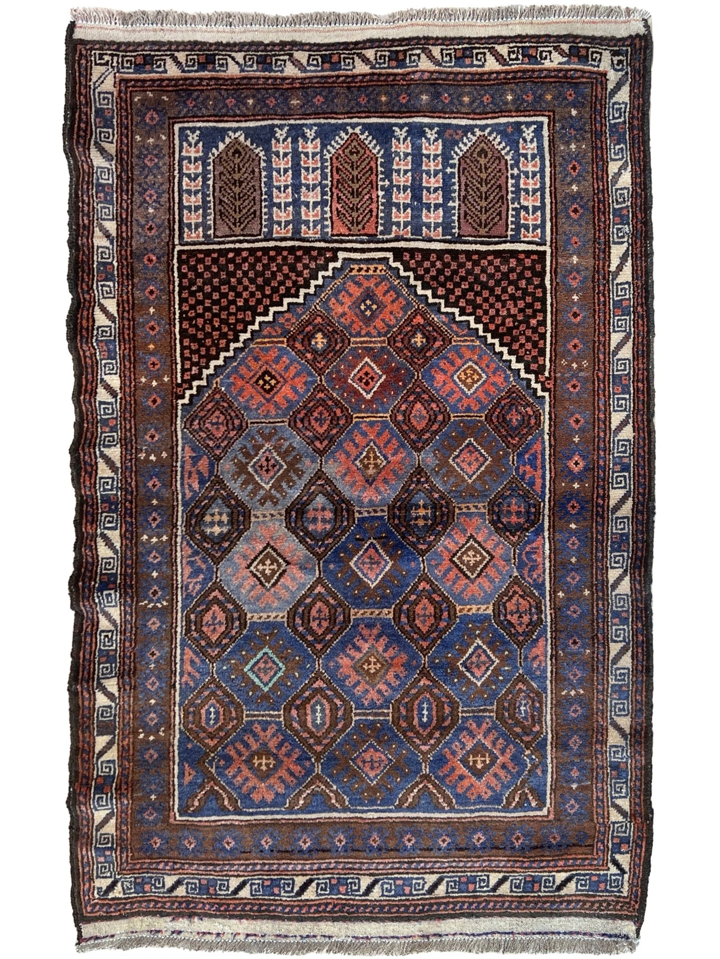 Tribal Baluch 2'8"x4'3" Area Rug