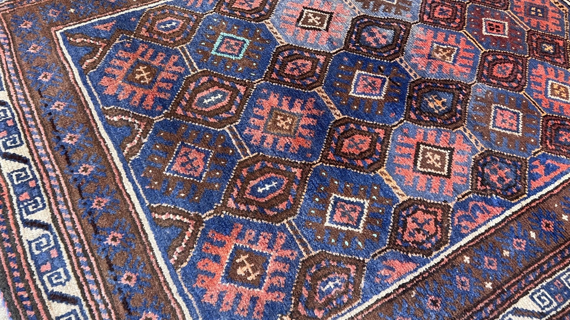 Tribal Baluch 2'8"x4'3" Area Rug