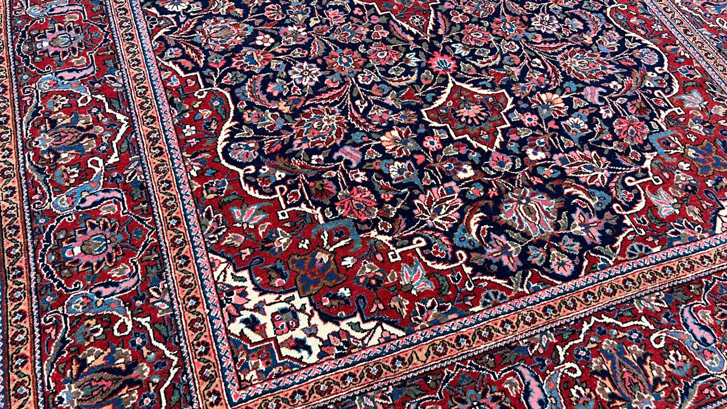 Persian Kashan 4'6"x6'9" Area Rug