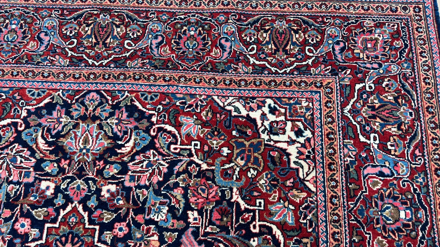 Persian Kashan 4'6"x6'9" Area Rug