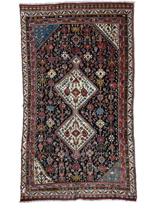 Persian Qashqai 4'x7'5" Area Rug