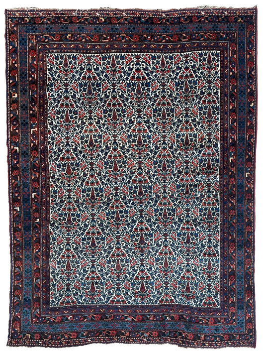 Persian Afshar 4'8"x6'2" Area Rug
