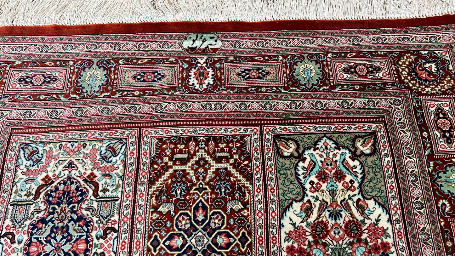 Persian Qum 2'7"x3'10" Area Rug
