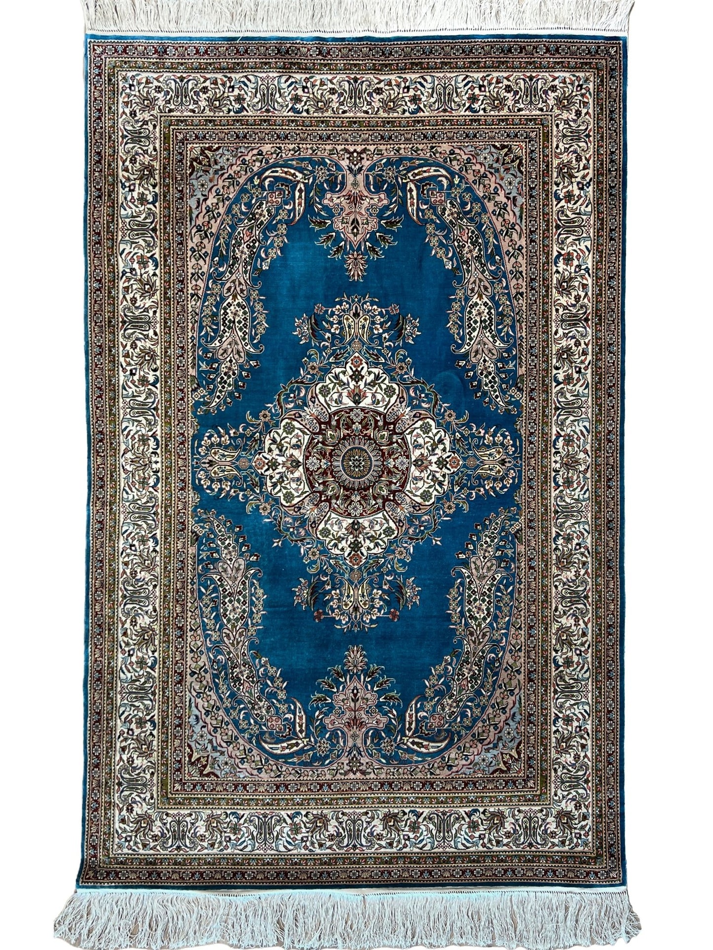 Traditional Qum 4'1" x 6' Area Rug
