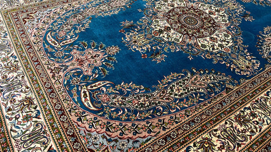 Traditional Qum 4'1" x 6' Area Rug