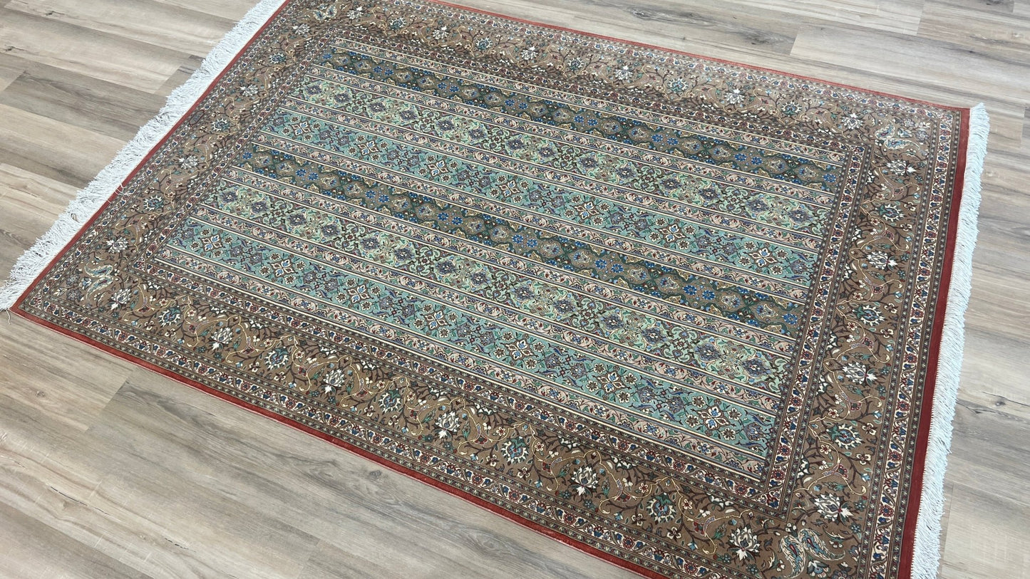 Persian Qum 4'7"x6'7" Area Rug