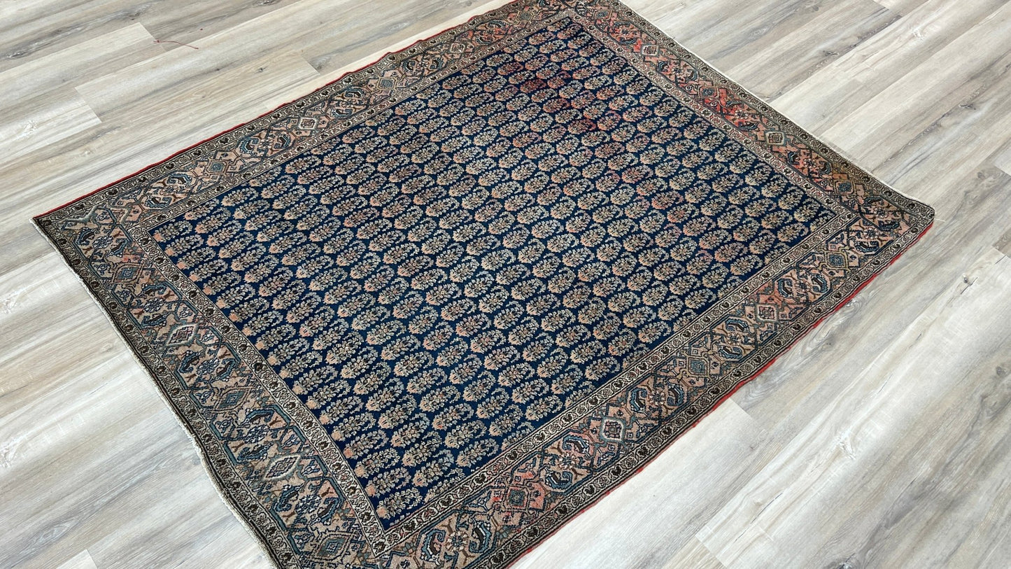 Persian Malayer 4'9"x6'1" Area Rug
