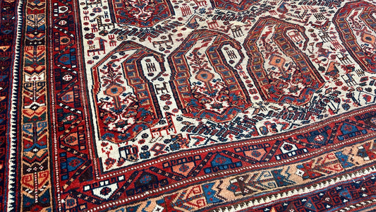 Persian Qashqai 5'x8'9" Area Rug