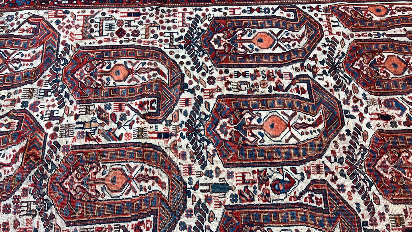 Persian Qashqai 5'x8'9" Area Rug
